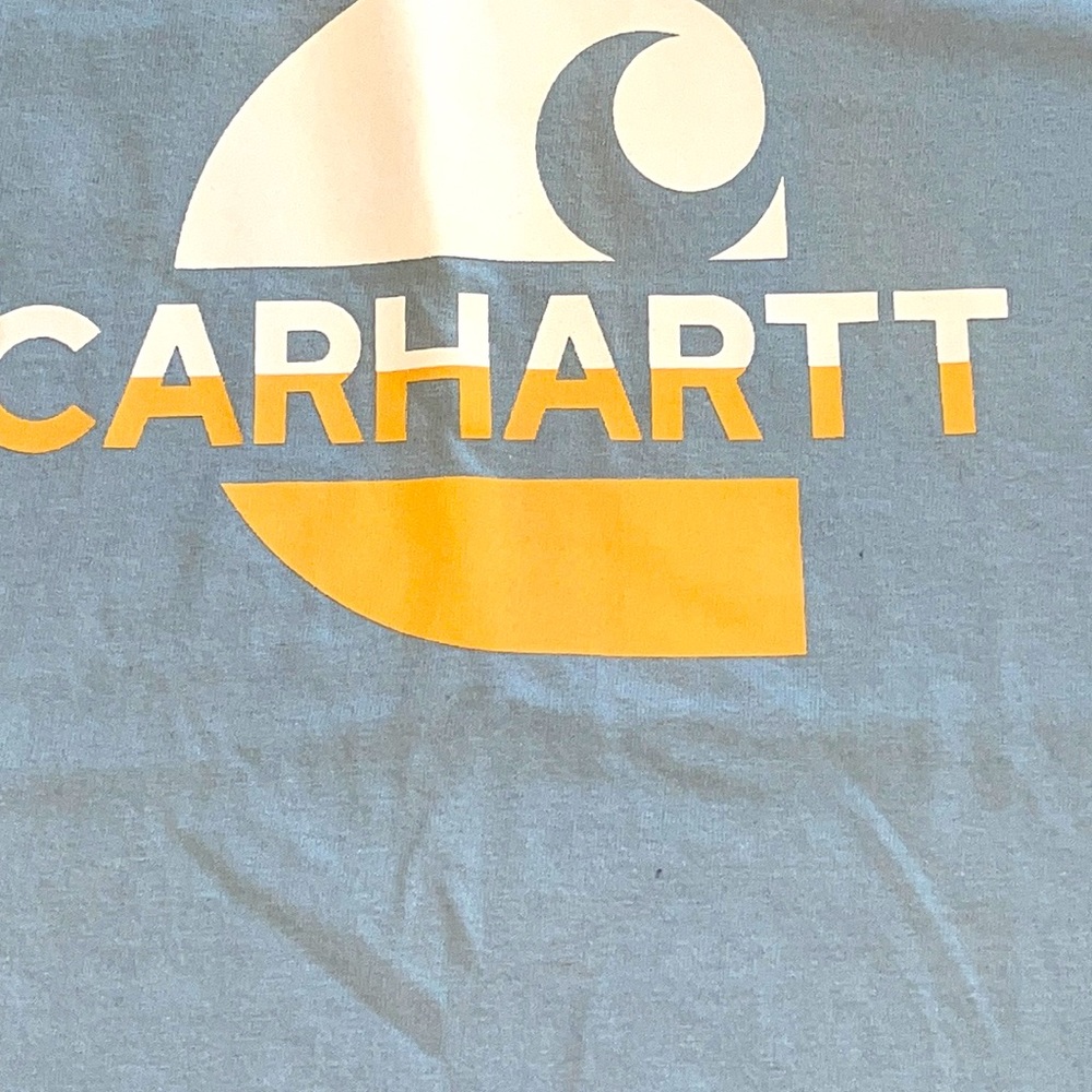 Carhartt Women S heavy weight, short sleeve, faded C graphic T-shirt, New W Tags - Picture 2 of 9